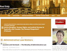 Tablet Screenshot of administrativelawmatters.com